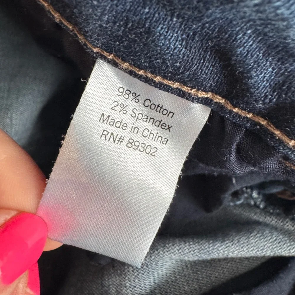 SO Ultimate Ankle Jegging High Rise‎ Button Fly Stretch Denim Jeans Women Size 7